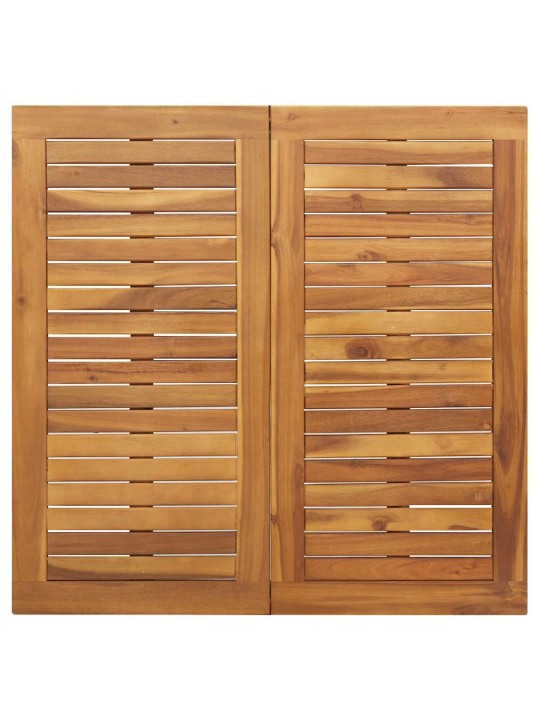 Aia söögilaudade komplekt 5 tk hall ja pruun 90 x 90 x 75 cm