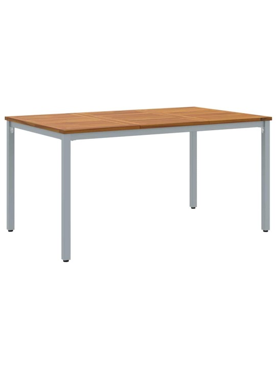 Aia söögilaudade komplekt 5 tk hall ja pruun 150 x 90 x 75 cm