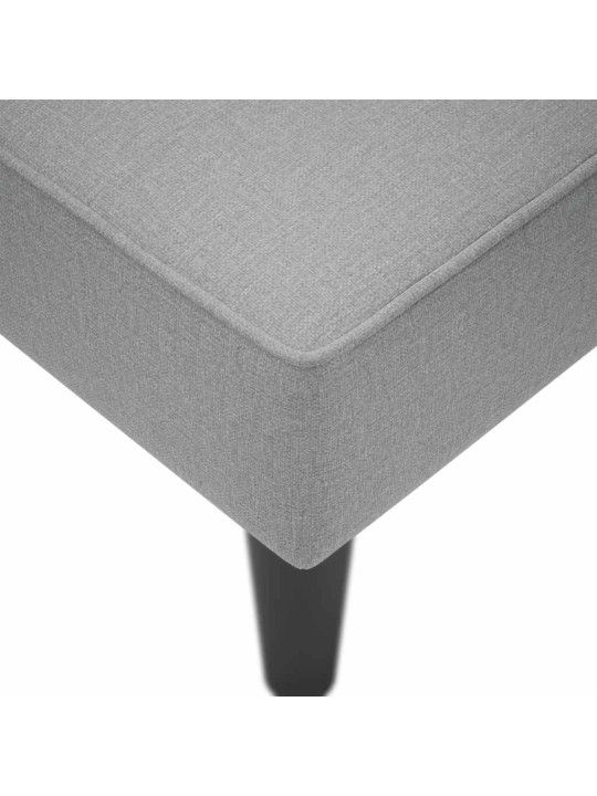 CHAISE LOUNGE PAREMA KÄETOEGA HELEHALLI KANGAGA