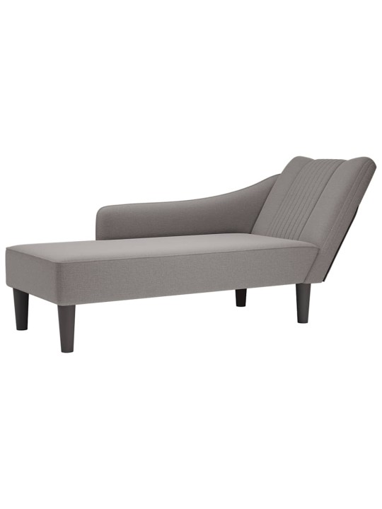 CHAISE LOUNGE PAREMA KÄETOE TAUPE KANGAGA