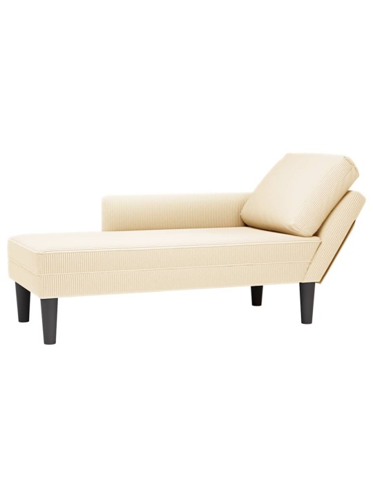 CHAISE LOUNGE PADJAKREEMIGA VELVETIST KANGAGA