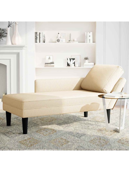 CHAISE LOUNGE PADJAKREEMIGA VELVETIST KANGAGA