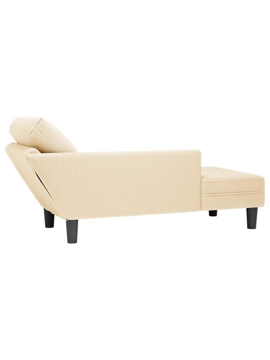 CHAISE LOUNGE PADJAKREEMIGA VELVETIST KANGAGA