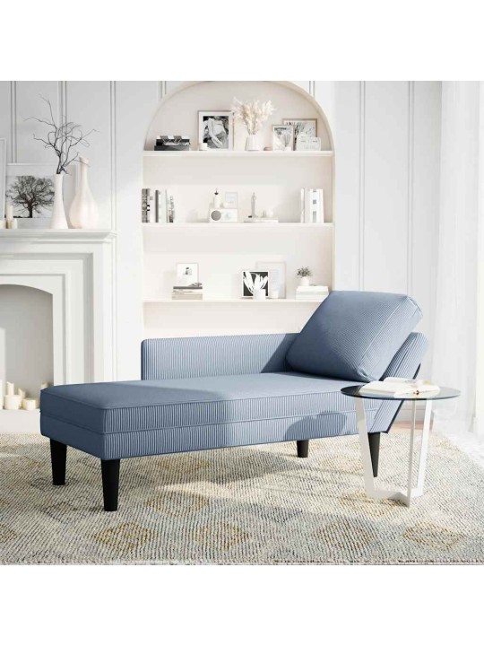 CHAISE LOUNGE PADJA SINISE VELVETIST KANGAGA