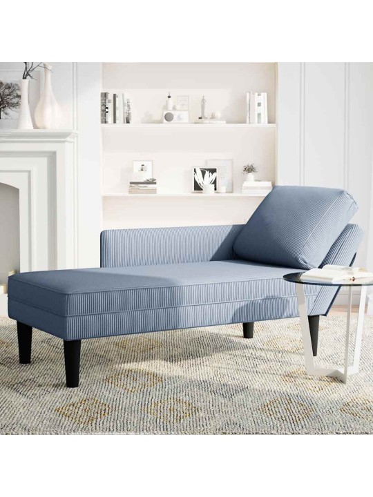 CHAISE LOUNGE PADJA SINISE VELVETIST KANGAGA