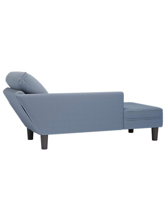 CHAISE LOUNGE PADJA SINISE VELVETIST KANGAGA