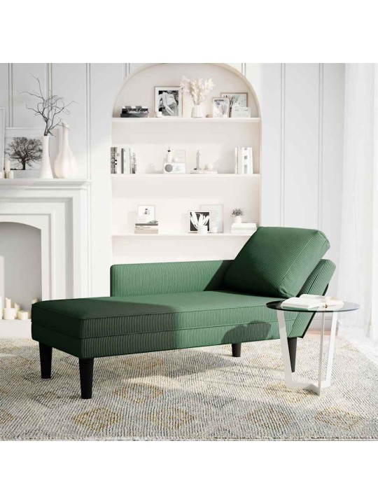 CHAISE LOUNGE PADJA DŽUNGLIROHELINE VELVETIST KANGAGA