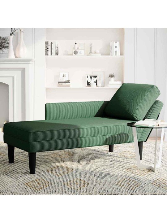 CHAISE LOUNGE PADJA DŽUNGLIROHELINE VELVETIST KANGAGA