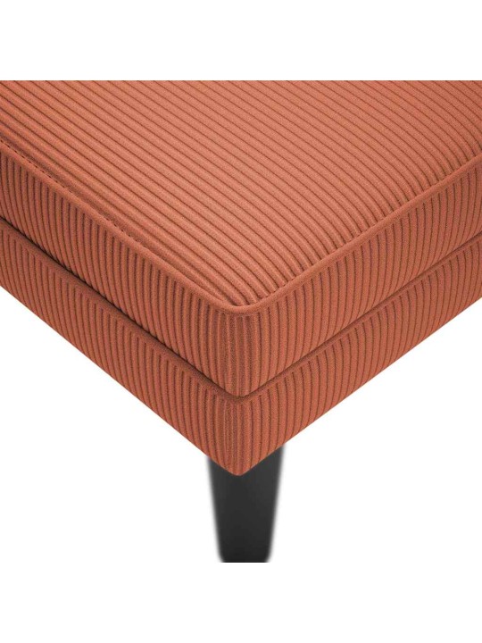 CHAISE LOUNGE PADJA PUNASE ORANŽI VELVETIST KANGAGA