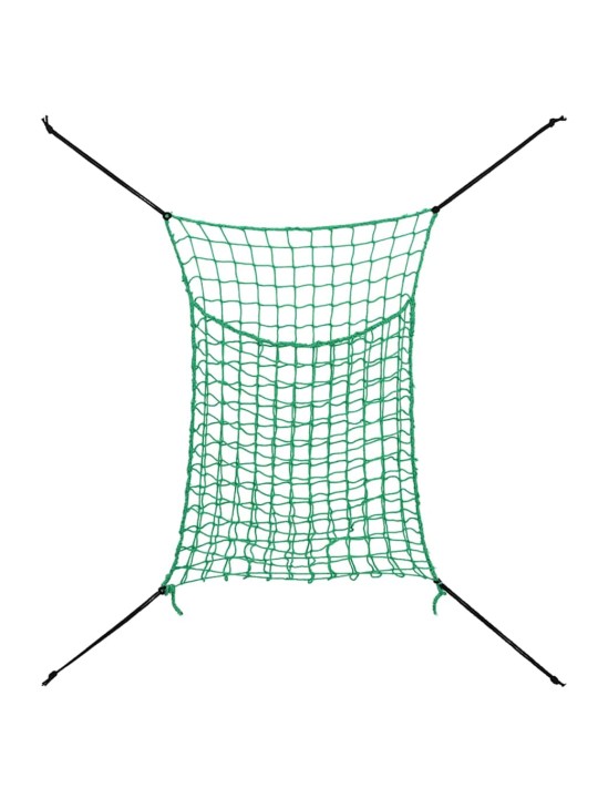 HEINAVÕRGUD 2 TK RISTKÜLIKUKUJULINE ROHELINE 200X120 CM PP