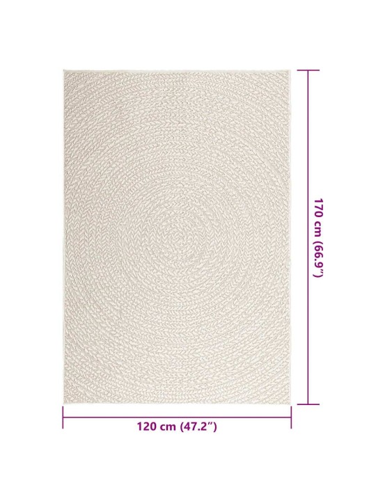 VAIP "ZIZUR", KREEMJAS, 120X170CM, DŽUUDI VÄLIMUS, TUPPA JA ÕUE