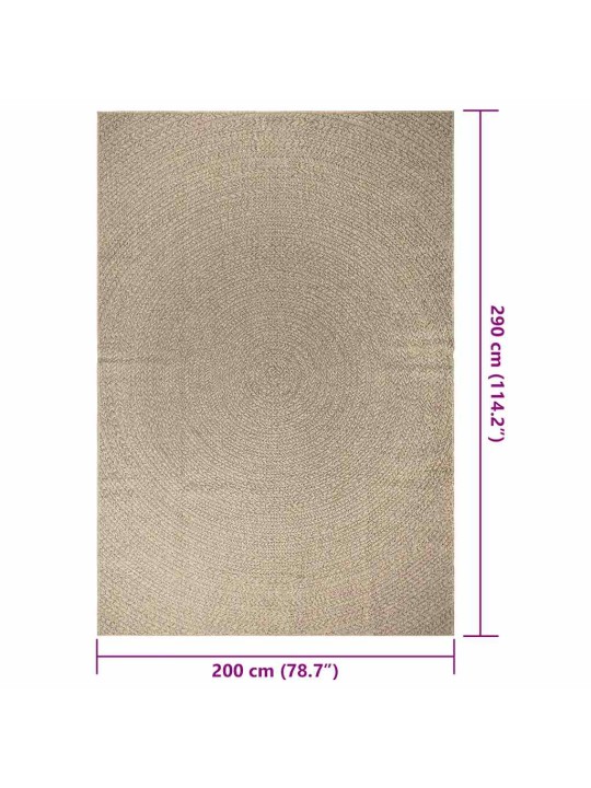 VAIP "ZIZUR", BEEŽ, 200X290 CM, DŽUUDI VÄLIMUS, TUPPA JA ÕUE