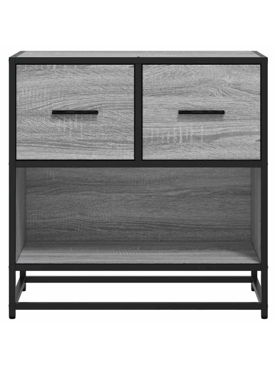 VOODIKAPP HALL SONOMA 60X31X60 CM, PUIDUST JA METALLIST