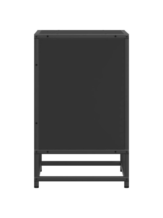 ÖÖKAPP MUST 40X31X50 CM TEHNILINE PUIT JA METALL