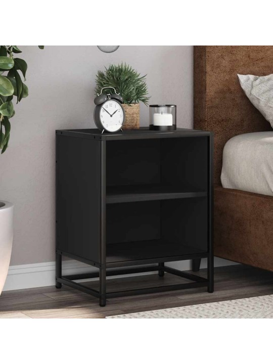 ÖÖKAPP MUST 40X31X50 CM TEHNILINE PUIT JA METALL