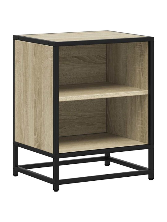 ÖÖKAPP SONOMA TAMM 40X31X50 CM INSENERITUD PUIT JA METALL