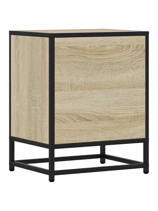 ÖÖKAPP SONOMA TAMM 40X31X50 CM INSENERITUD PUIT JA METALL