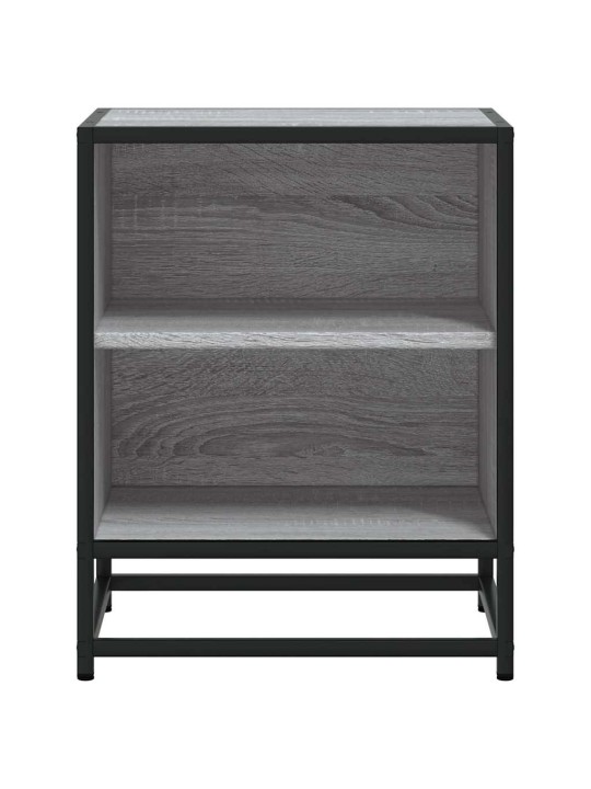 ÖÖKAPID 2 TK HALL SONOMA 40X31X50 CM ENGINEERED WOOD AND METAL