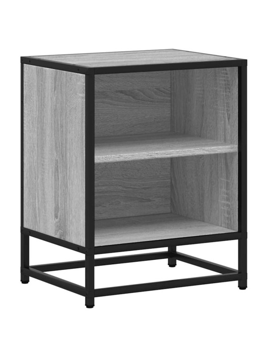 ÖÖKAPID 2 TK HALL SONOMA 40X31X50 CM ENGINEERED WOOD AND METAL
