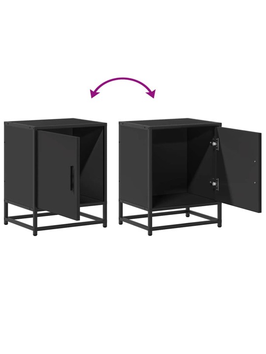 ÖÖKAPP MUST 40X31X50 CM TEHNILINE PUIT JA METALL