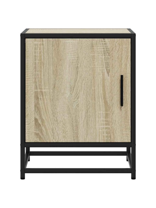 ÖÖKAPP SONOMA TAMM 40X31X50 CM INSENERITUD PUIT JA METALL
