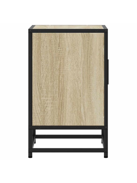 ÖÖKAPP SONOMA TAMM 40X31X50 CM INSENERITUD PUIT JA METALL