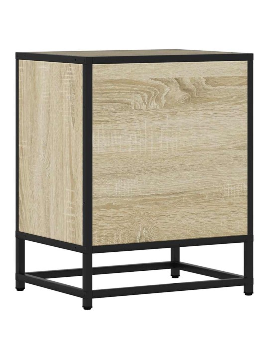 ÖÖKAPP SONOMA TAMM 40X31X50 CM INSENERITUD PUIT JA METALL