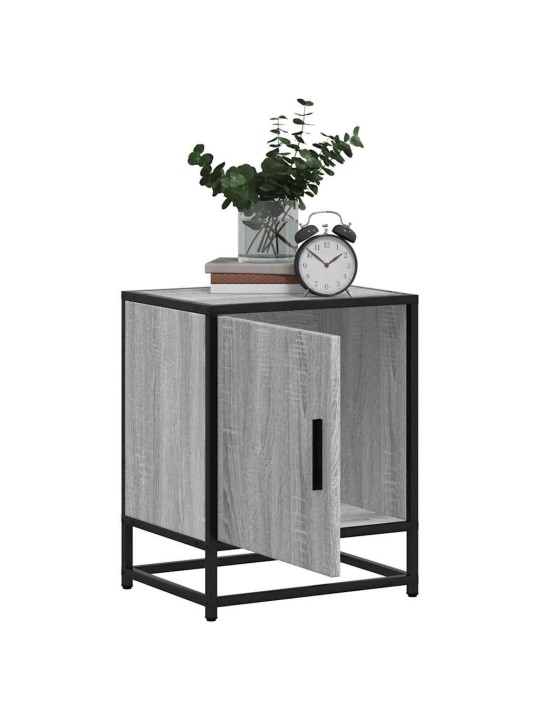 ÖÖKAPID 2 TK HALL SONOMA 40X31X50 CM ENGINEERED WOOD AND METAL