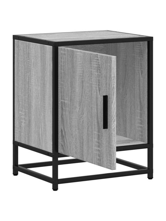 ÖÖKAPID 2 TK HALL SONOMA 40X31X50 CM ENGINEERED WOOD AND METAL