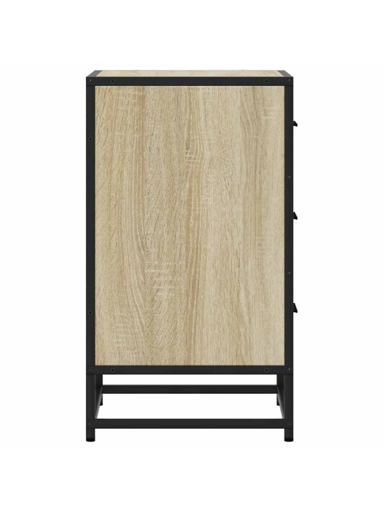 ÖÖKAPP SONOMA TAMM 40X34,5X60 CM INSENERITUD PUIT JA METALL