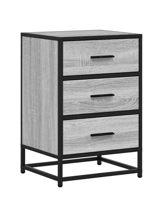 ÖÖKAPP HALL SONOMA 40X34,5X60 CM TEHNILINE PUIT JA METALL