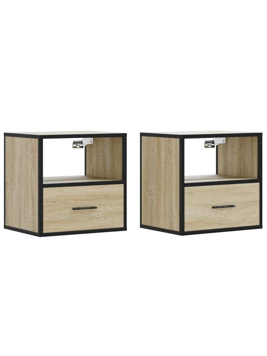 SEINALE PAIGALDATAVAD ÖÖKAPID 2 TK SONOMA TAMM 40X31X39,5 CM