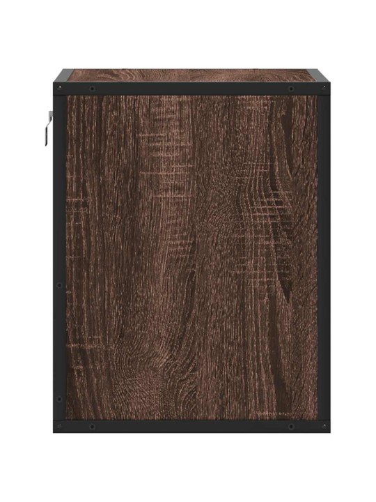 SEINALE KINNITATAVAD ÖÖKAPID 2 TK PRUUN TAMM 40X31X39,5 CM