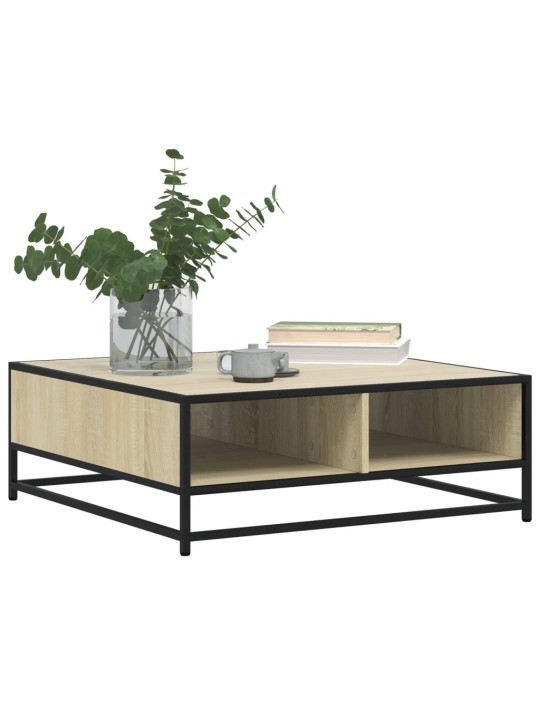 DIIVANILAUD SONOMA TAMM 80X80X30 CM, PUIDUST JA METALLIST