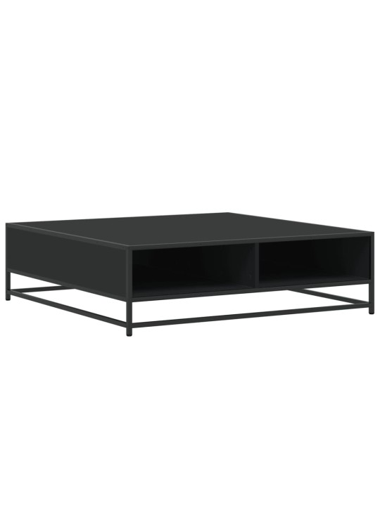 DIIVANILAUD MUST 100X100X30 CM ENGINEERED WOOD AND METAL