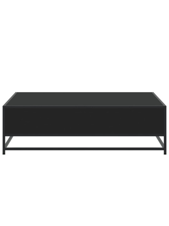 DIIVANILAUD MUST 100X100X30 CM ENGINEERED WOOD AND METAL