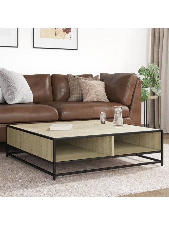 DIIVANILAUD SONOMA TAMM 100X100X30 CM, PUIDUST JA METALLIST