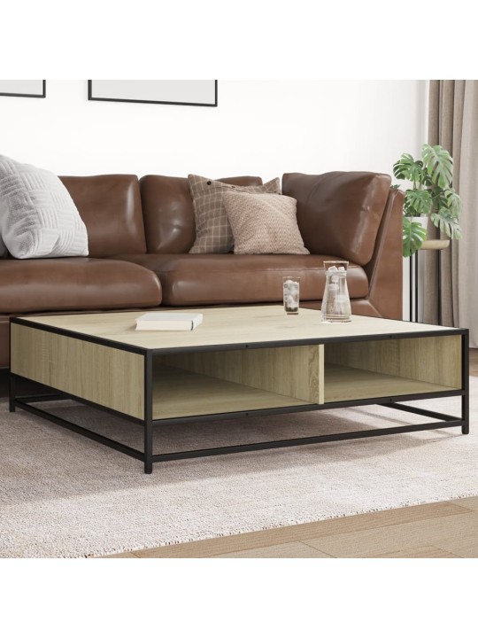 DIIVANILAUD SONOMA TAMM 100X100X30 CM, PUIDUST JA METALLIST