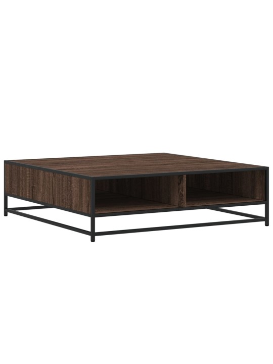 DIIVANILAUD PRUUN TAMM 100X100X30 CM INSENERITUD PUIT JA METALL