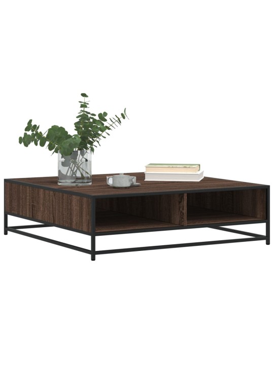 DIIVANILAUD PRUUN TAMM 100X100X30 CM INSENERITUD PUIT JA METALL