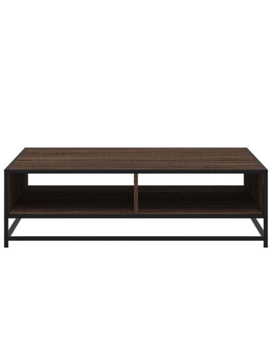 DIIVANILAUD PRUUN TAMM 100X100X30 CM INSENERITUD PUIT JA METALL