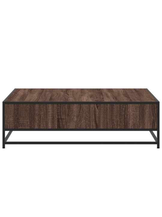 DIIVANILAUD PRUUN TAMM 100X100X30 CM INSENERITUD PUIT JA METALL