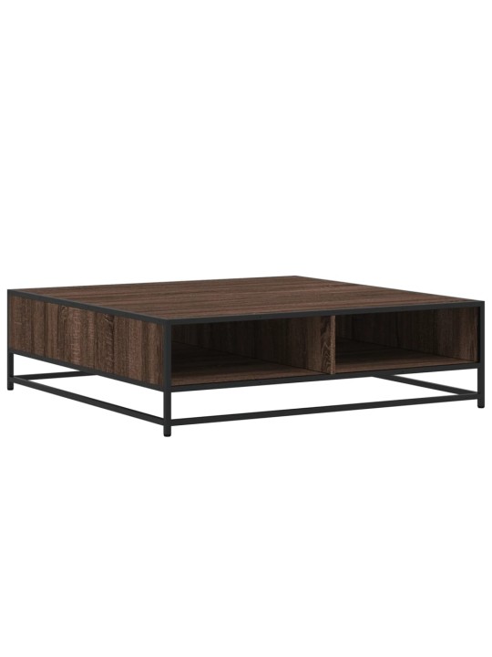 DIIVANILAUD PRUUN TAMM 100X100X30 CM INSENERITUD PUIT JA METALL