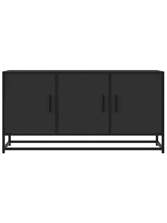 TELERIKAPP MUST 100X35X50 CM ENGINEERED WOOD AND METAL