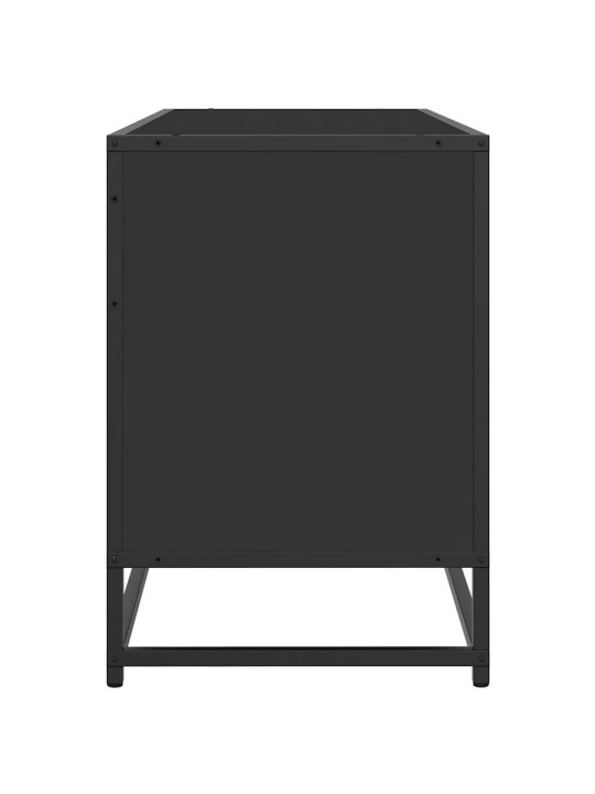 TELERIKAPP MUST 100X35X50 CM ENGINEERED WOOD AND METAL