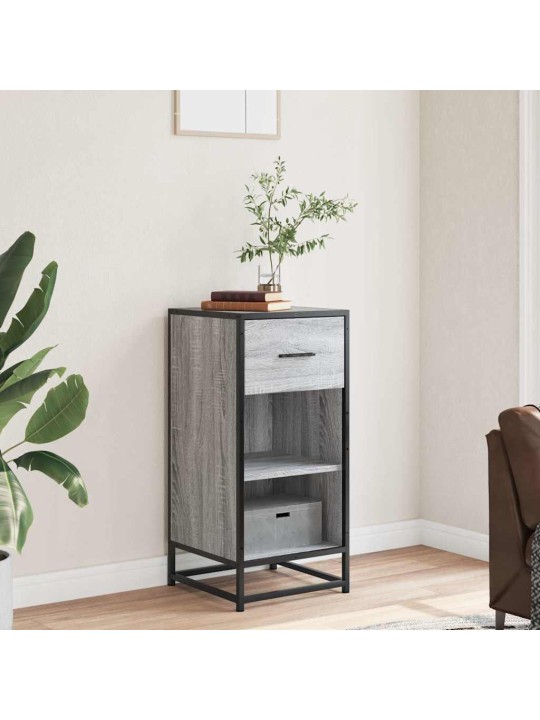 PUHVETKAPP, HALL SONOMA TAMM, 35,5X35X76 CM, TEHISPUIT/METALL