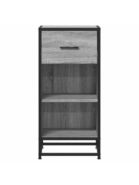 PUHVETKAPP, HALL SONOMA TAMM, 35,5X35X76 CM, TEHISPUIT/METALL
