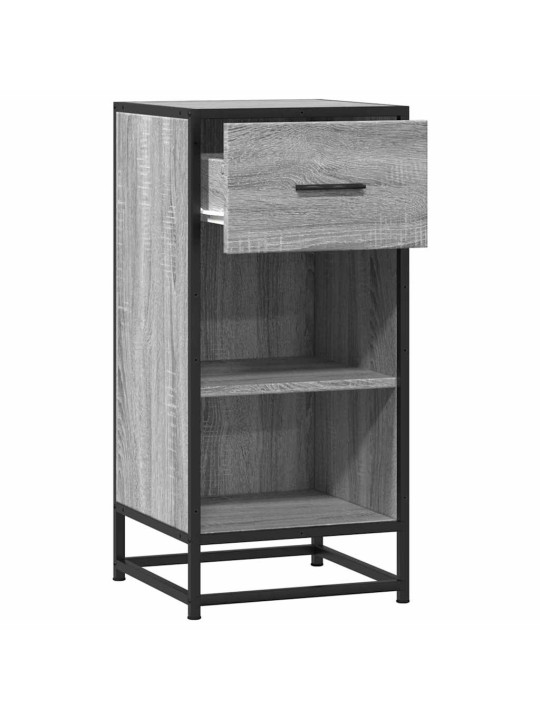 PUHVETKAPP, HALL SONOMA TAMM, 35,5X35X76 CM, TEHISPUIT/METALL