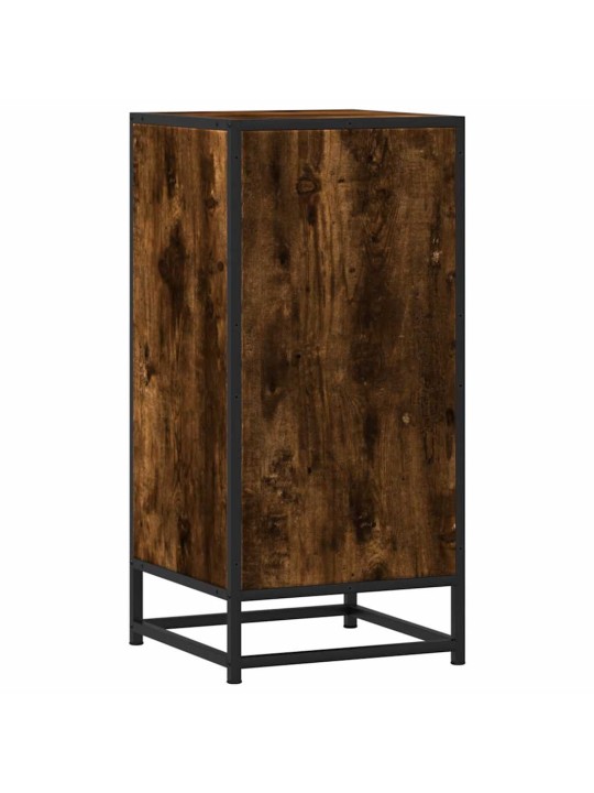PUHVETKAPP, SUITSUTATUD TAMM, 35,5X35X76CM, TEHISPUIT JA METALL