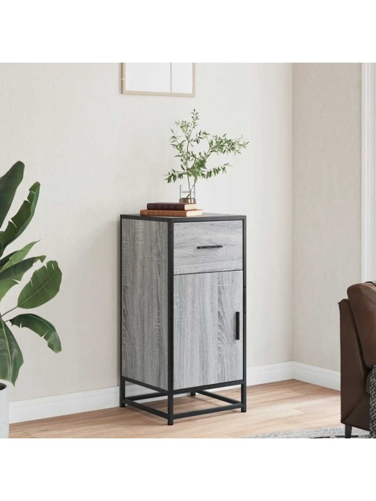PUHVETKAPP, HALL SONOMA TAMM, 35,5X35X76 CM, TEHISPUIT/METALL